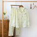 Japanese Crepe Cotton Women's Pajama Sleeve Suit - Skin-Friendly & Stylish Sleepwear