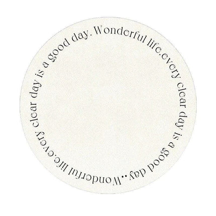 Luxurious Circular Floor Rug with High Absorbency, Tailored Sizes for Versatile Use