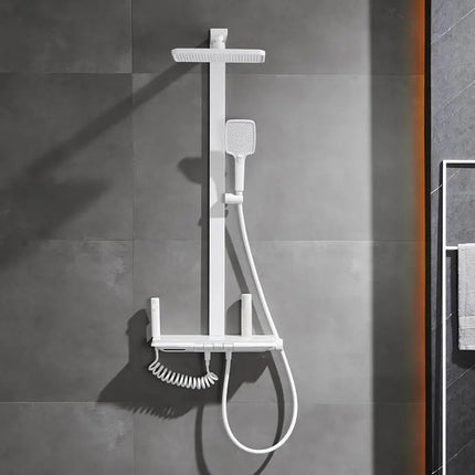 Gray Supercharged Thermostatic Shower Set | Digital Shower Hea