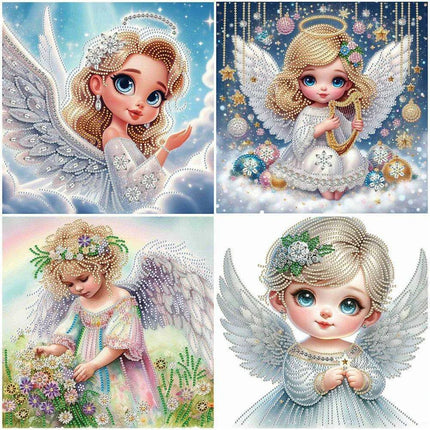 Enchanting Angel 5D Diamond Painting Set - Dazzling DIY Home Decoration