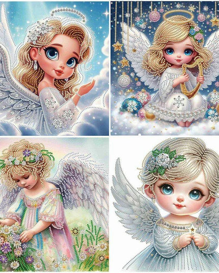 Enchanting Angel 5D Diamond Painting Set - Dazzling DIY Home Decoration