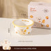 Adorable Bear Dodo Cream Kids Breakfast Bowl Set - Essential Kitchen Delight