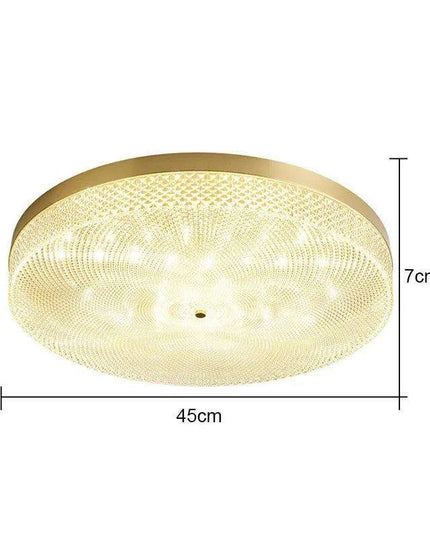 Chic LED Round Acrylic Ceiling Light for Luxurious Home Decor