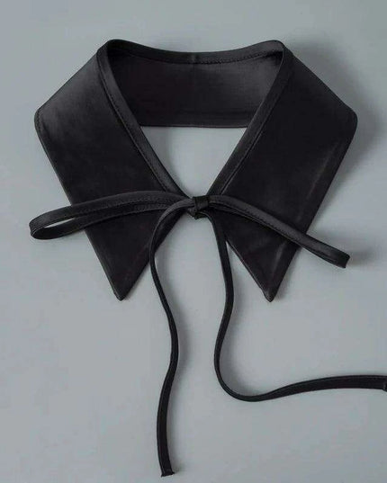 Embroidered Lace Detachable Collar for Women - Elegant White Shawl Accessory