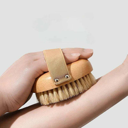 Exfoliating Body Brush for Lean Legs - Bath Scrub Tool for Radiant Skin