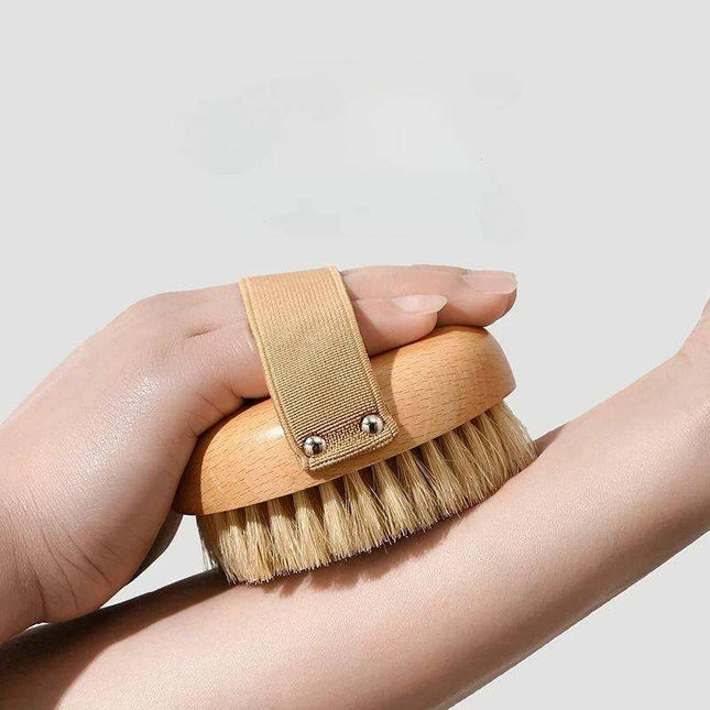 Exfoliating Body Brush for Lean Legs - Bath Scrub Tool for Radiant Skin