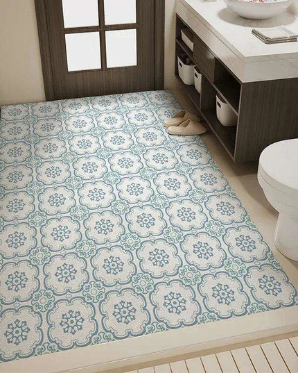 Elegant Vintage Diatomaceous Earth Bath Mat - Quick-Dry & Non-Slip Absorbent Rug