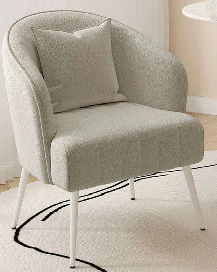 Luxe Scandinavian Lamb Velvet Armchair for Ultimate Comfort and Style