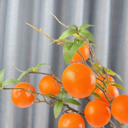 Flowers Bin Lifelike Artificial Orange Branch - Realistic Faux Plant