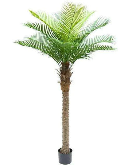 Lifelike Giant Faux Coconut Palm Tree - Ideal Tropical Decoration for Any Space