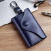 Sophisticated Leather Key Organizer and Wallet Combo