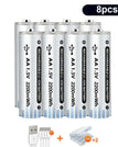 8pcs 2200mWh AA