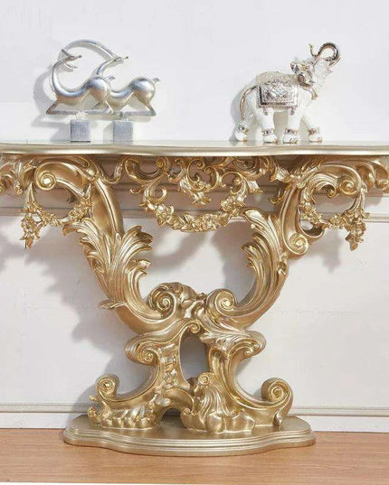 European Vintage Console Table - Classic Entryway Storage Solution