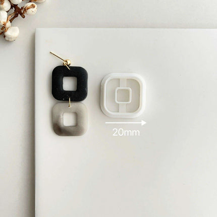 Creative Geometric Polymer Clay Cutters for Unique Earring Creations