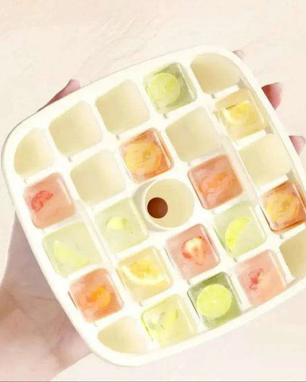 Premium Double Layer Ice Cube Maker - Food Safe Ice Storage Solution