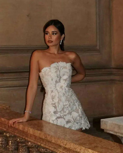 Radiant Floral Cutout Bodycon Mini Dress - Glamorous Women's Evening Wear