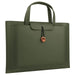 Stylish Faux Leather Laptop Tote with Innovative Features for MacBook Air and Tech Essentials