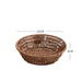 Elegant Imitation Rattan Serving Tray for Upscale Snacking and Tea Presentation