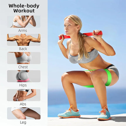 Resistance Bands Set — Elastic Loop for Yoga, Strength & Recovery
