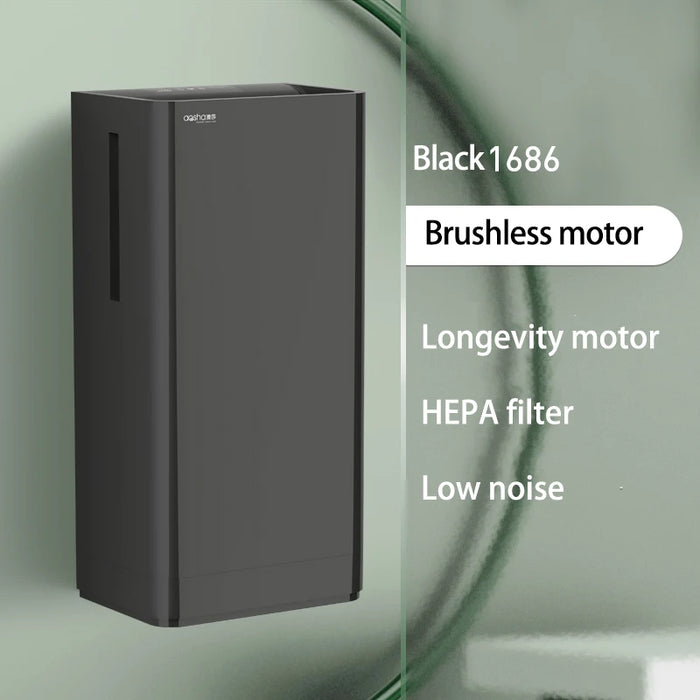 Commercial HEPA Hand Dryer with Jet Speed Wind Technology and Energy-Efficient Design