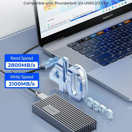 Next-Gen USB4 NVMe M.2 SSD Enclosure - Unleash Lightning-Fast Data Transfers