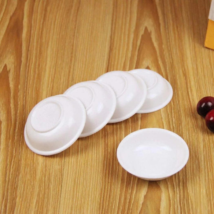 40-Piece Durable Plastic Sauce and Condiment Dish Set - Versatile Dipping Bowls