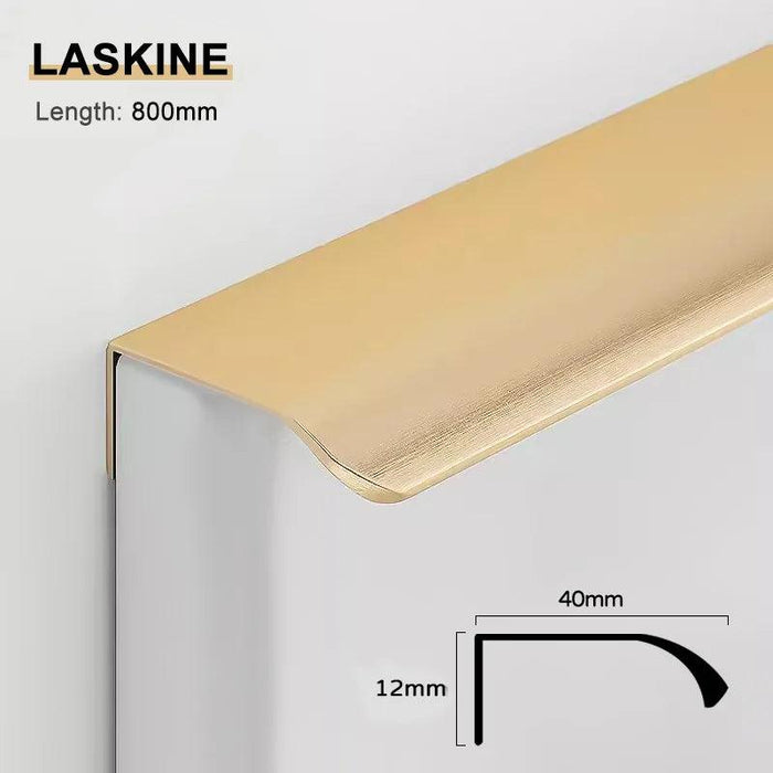 Sophisticated Black and Gold Aluminum Alloy Cabinet Handle Collection