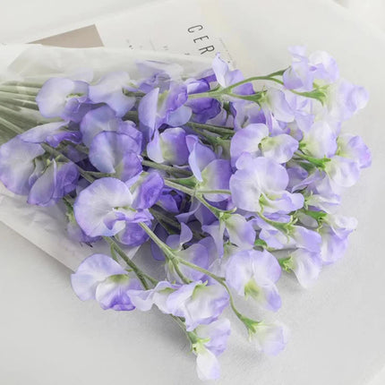 Japanese Sweet Pea Artificial Flower Bouquet – 62 cm