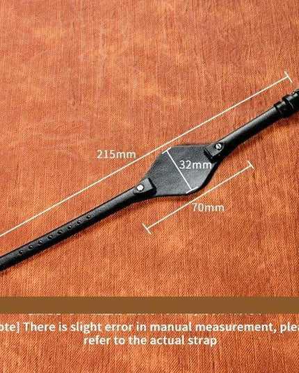 Elegant Cowhide Leather Watch Straps with Rose Steel Buckle - A Luxurious Women's Accessory