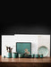 Elegant Vintage Chinese Kung Fu Tea Set with Side Handle Teacups and Tray