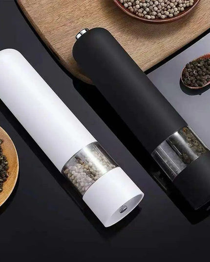 Automatic Electric Spice Mill with Customizable Grind Settings - Premium Kitchen Grinder for Flavorful Cooking