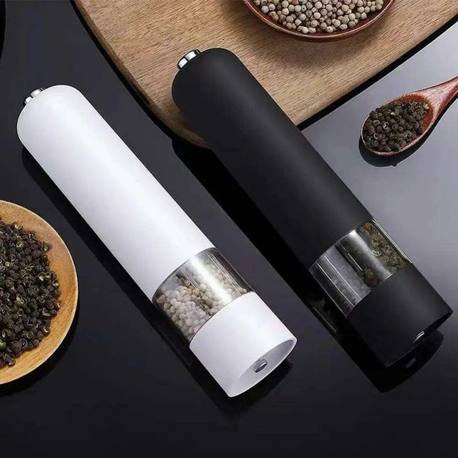 Automatic Electric Spice Mill with Customizable Grind Settings - Premium Kitchen Grinder for Flavorful Cooking