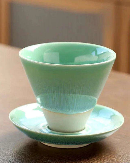 Artisan Floral-Inspired Japanese Ceramic Tea and Coffee Set