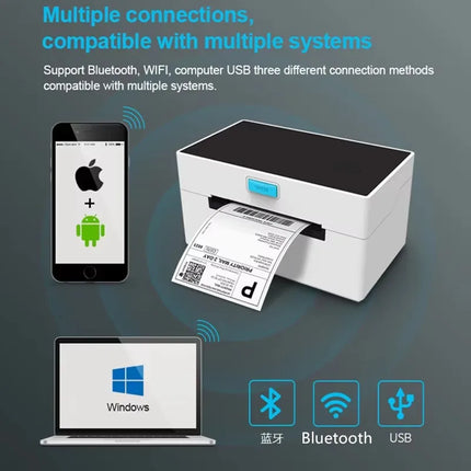 Z9220 Portable Bluetooth Thermal Label Printer — 4×6 Inch