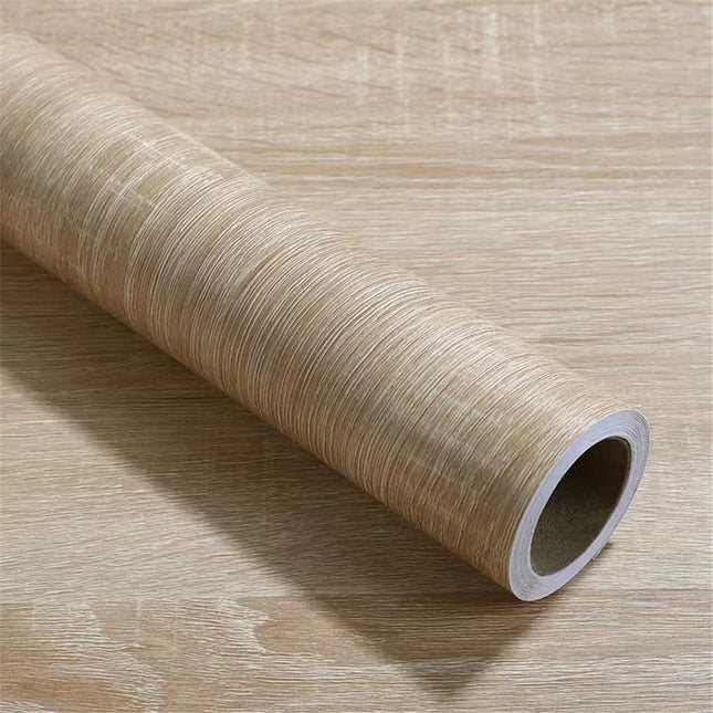 DANDAN 80cm Waterproof Vinyl Wood Grain 3D Self-Adhesive Wallpaper