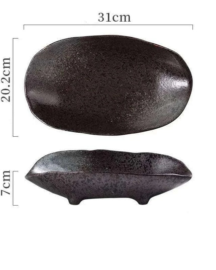 Chic High-Legged Ceramic Serving Bowl for Contemporary Dining Style