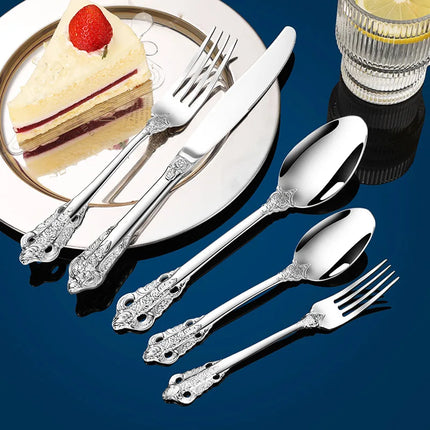 Gold Vintage Cutlery Set, 18/10 Stainless Steel | Très Elite