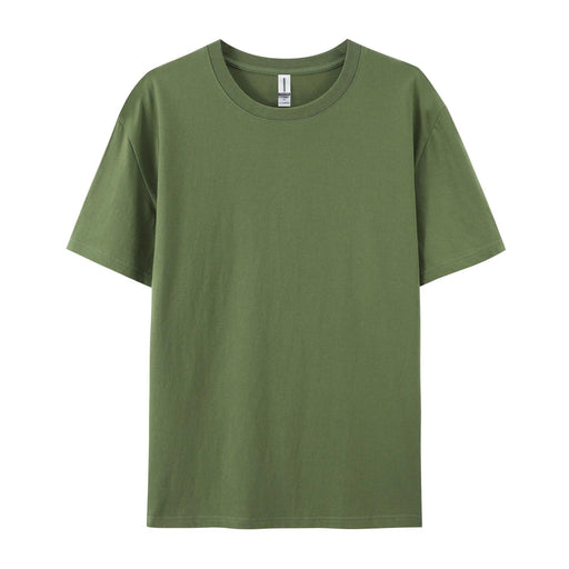 Unisex 280g Cotton Crewneck T-shirt - 20 Vibrant Colors Available, Short Sleeve Loose Fit