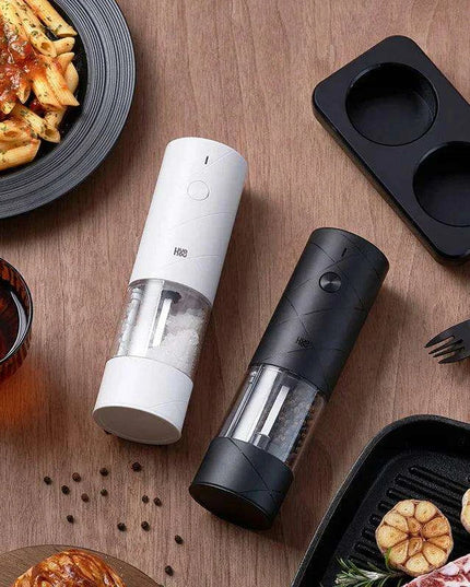 LED Electric Spice Mill Set - 6 Adjustable Grinding Modes for Seasoning Perfection