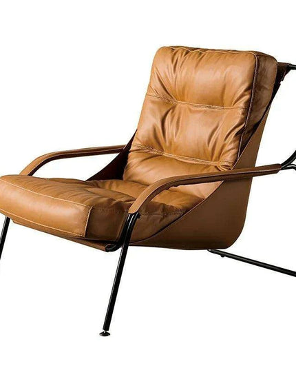 Moroccan Luxe Leather Armchair - Where Comfort Meets Timeless Design