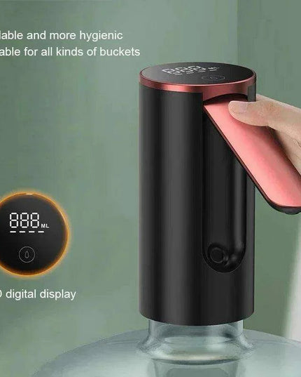 Smart Foldable Electric Water Dispenser - Portable Touch-Controlled Rechargeable Bottle Pump