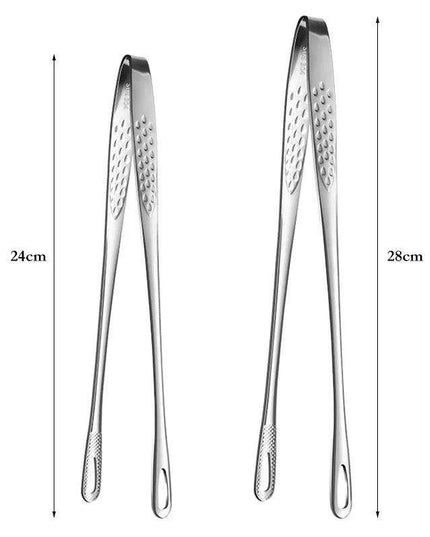 Premium Stainless Steel Tongs Set - Essential BBQ and Cooking Tools for Every Chef