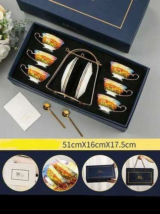 Elegant Bone China Tea and Coffee Set for Two - Savor Every Sip in Style