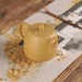 Handcrafted 460ML Yixing Zisha Clay Teapot with Elegant Gold Detailing for Tea Connoisseurs