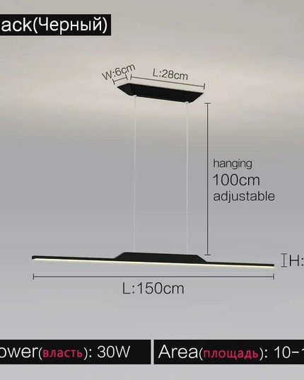 Contemporary Italian Adjustable Pendant Light - Customizable Lighting with Durable Aluminum and Flexible Silica Gel