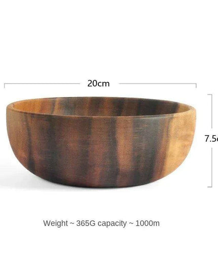 Chic Acacia Wooden Bowl for Children - A Stylish Addition to Mealtime