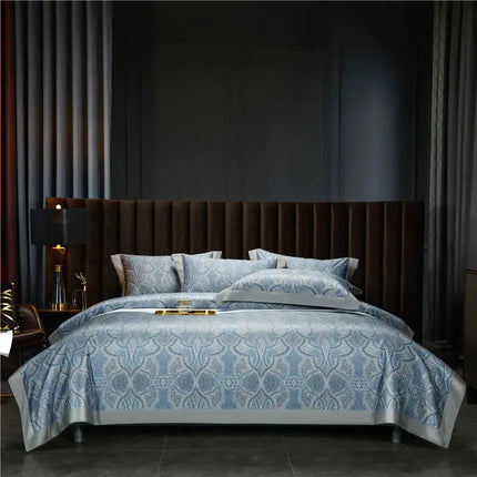 1000TC Egyptian Cotton Boho Duvet Cover Set – 4 Pcs, 7 Patterns, Queen to King