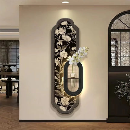 Retro Botanical Illuminated Mural Lamp - Corridor Wall Art