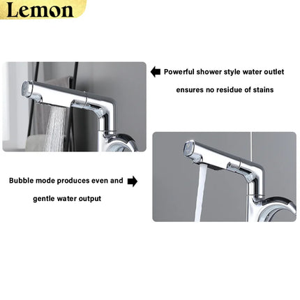 Pull-Out Basin Faucet with Digital Temperature Display & Adjustable Height