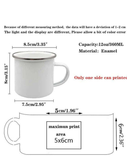 Nature's Adventure Enamel Mug: The Essential Companion for Outdoor Lovers